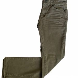 OLIVE GREEN FOREVER 21 MENS PANTS